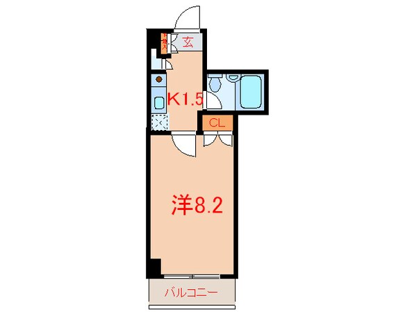 ハイリーフ芝大門の物件間取画像